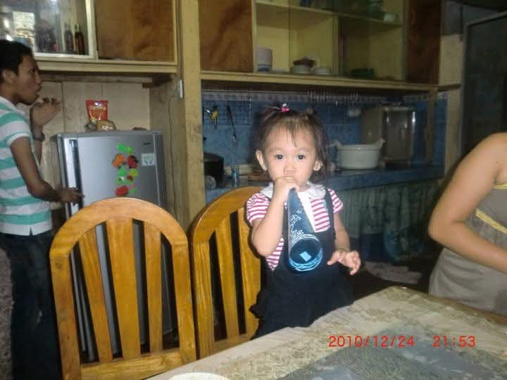Euniza as a child